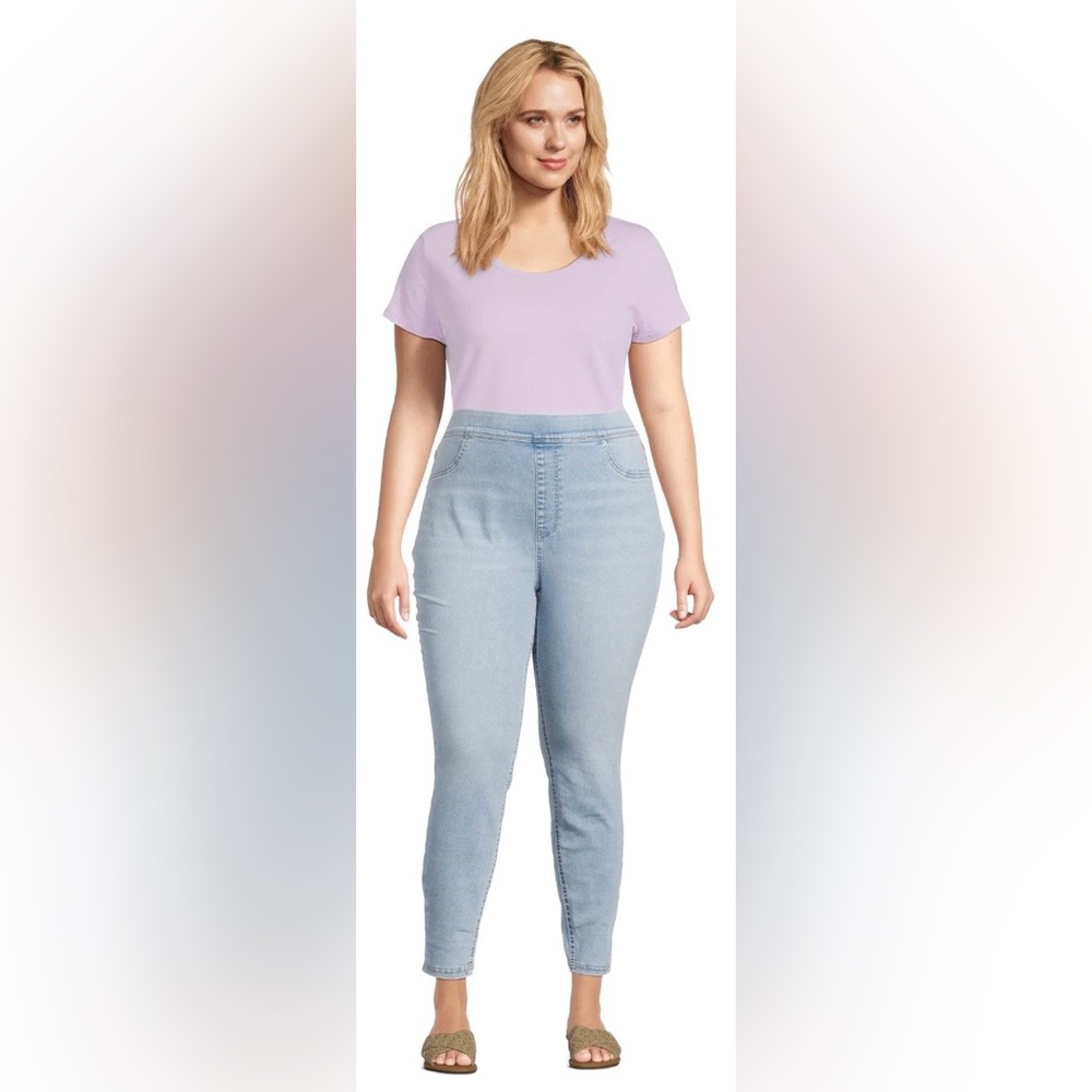 🩵 Terra & Sky 3X Light Blue Jeggings - Picture 4 of 10